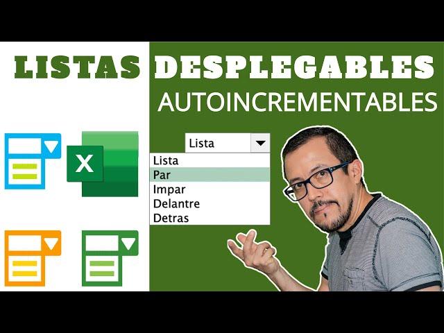 ⭐️ Crear LISTAS DESPLEGABLES AUTOINCREMENTABLES de las formas más fáciles que existen 