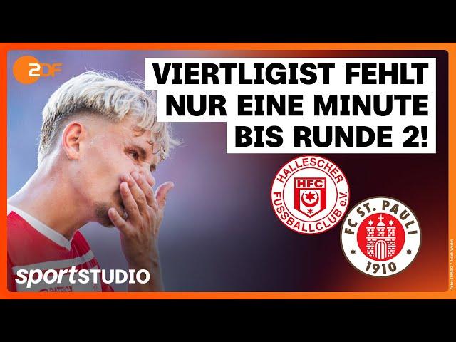 Hallescher FC – FC St. Pauli | DFB-Pokal, 1. Runde Saison 2024/25 | sportstudio