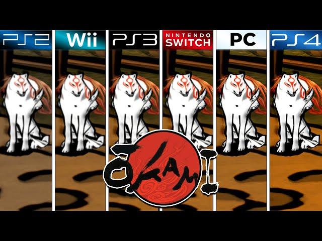 Ōkami (2006) PS2 vs Wii vs PS3 vs Switch vs PC vs PS4 (Graphics Comparison)