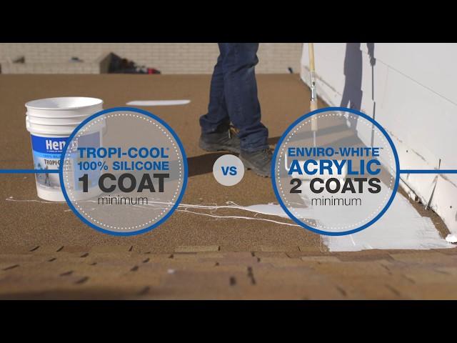 Henry: How To Choose Acrylic vs Silicone White Roof Coating