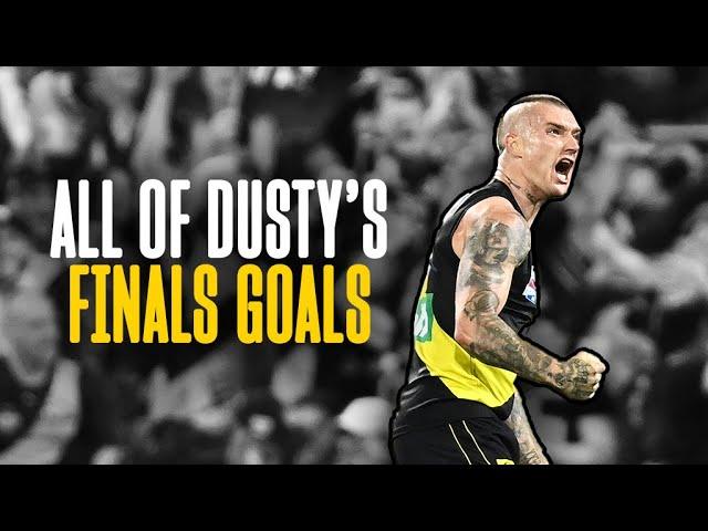 All 27 of Dustin Martin's AFL Finals Goals!