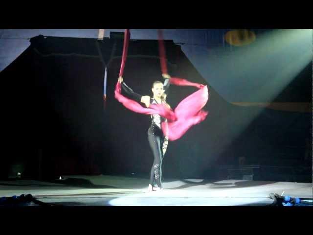Цирк Circus Aerial silks Ekaterina Malysheva