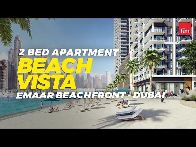 Amazing 2 Bed Apartment in Beach Vista Tower 1, Emaar Beachfront - Dubai