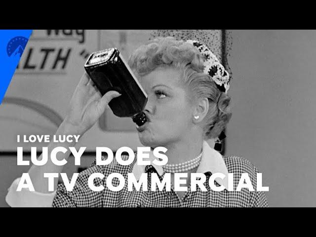 I Love Lucy | Lucy's Vitameatavegimen Commercial (S1, E30) | Paramount+