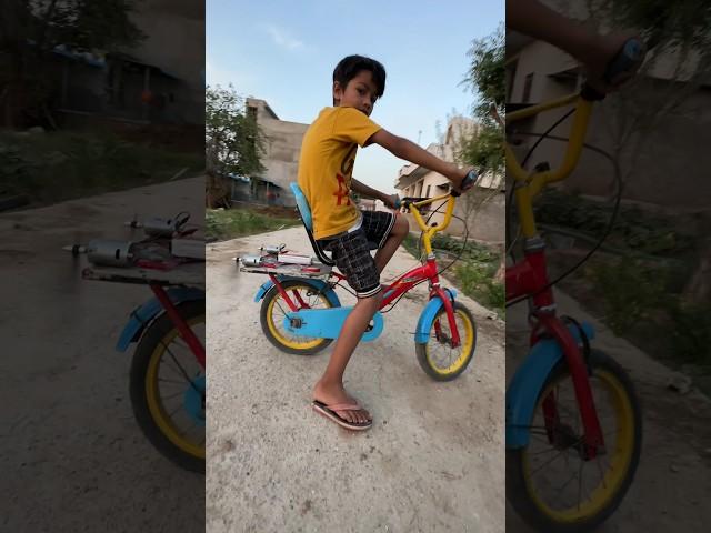 Cycle Powered by DC motor #shorts #devkeexperiment