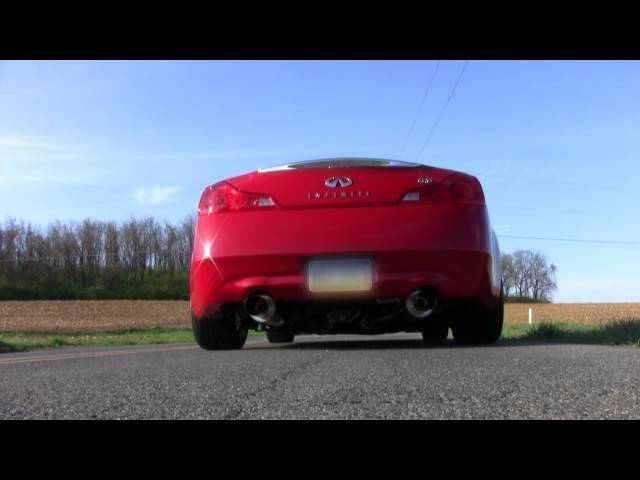 Infiniti G37 Greddy TI-C Catback Exhaust Sound + Revving + Take Off