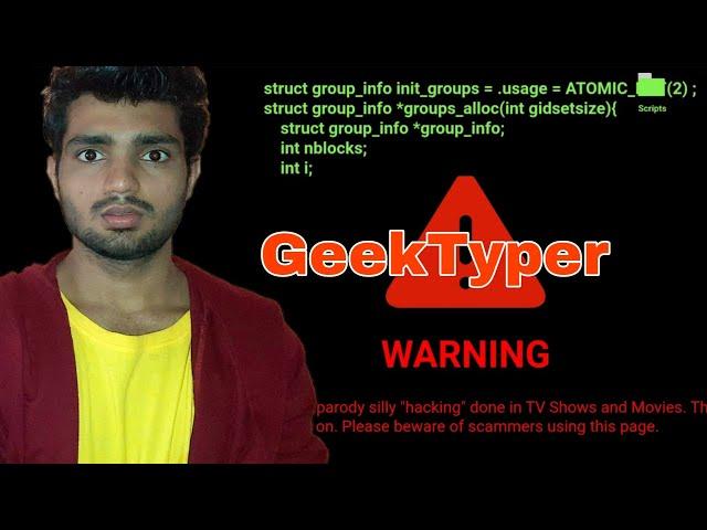 How to Use GeekTyper || Full Explain in Hindi