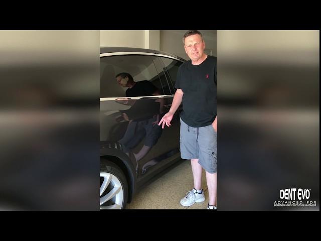 Dent Evo Customer Testimonial | Dent on Tesla X Falcon Wing Door