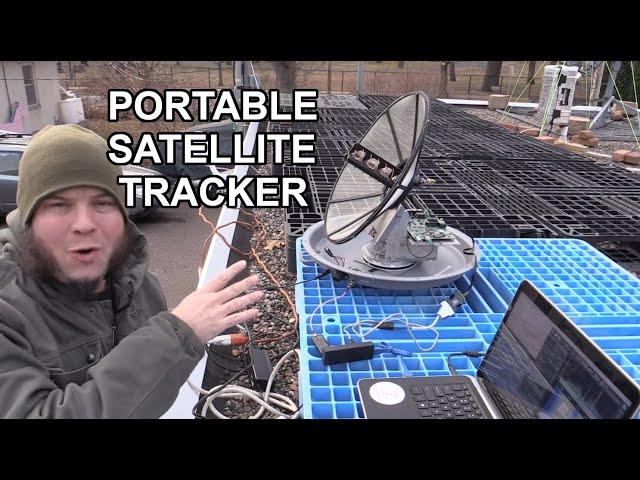 Automatically Tracking L-Band Satellites With Hacked TV Dish & 3-D Printed Helicone Antenna