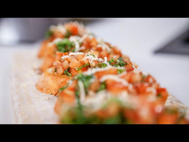 Bruschetta mit Baguette | Live & Lecker