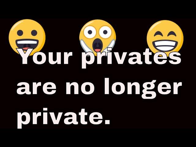 Privacy Goes Down The Toilet
