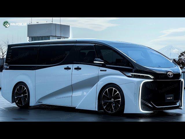 All New Toyota Hiace 2025 Has Been Unveiled - The Best Minibus Luxury! New Look!!