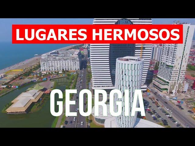 Hermosos lugares en Georgia | Naturaleza, montañas, turismo, lugares de interés | Video 4k | Georgia