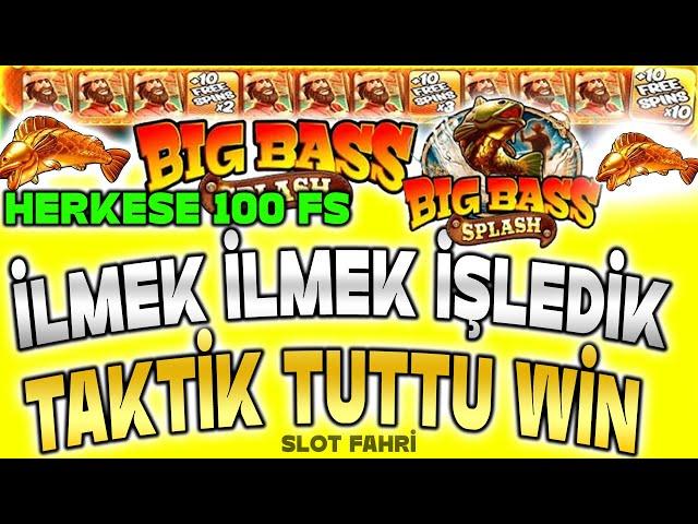 SLOT OYUNLARI | BİG BASS BONANZA KÜÇÜK KASA | TAKTİK YAPTIK OYUNU AÇTIK VURGUNU YAPTIK