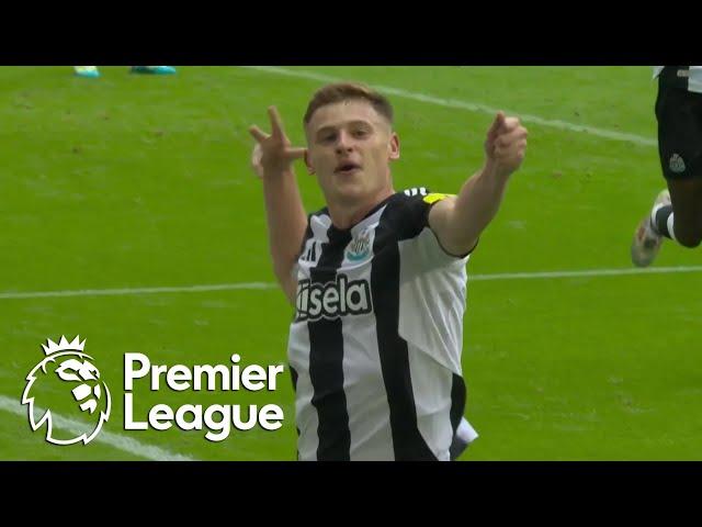 Harvey Barnes blasts Newcastle in front of Tottenham | Premier League | NBC Sports