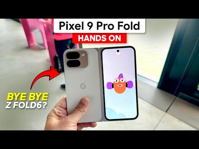 Google Pixel 9 Pro Fold Hands on Review: Galaxy Z Fold6 KILLER?