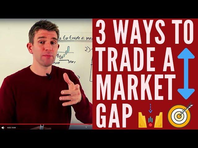 3 Ways To Trade A Market Gap! 