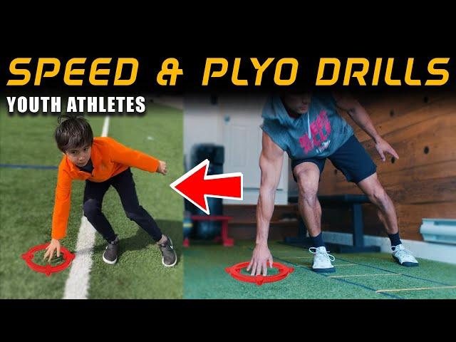 My Top 8 Beginner SPEED and PLYOMETRIC Jumps For YOUTH Athletes