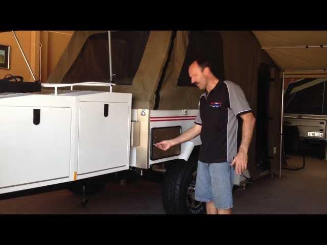 RedTrack Camper Trailer Kitchen