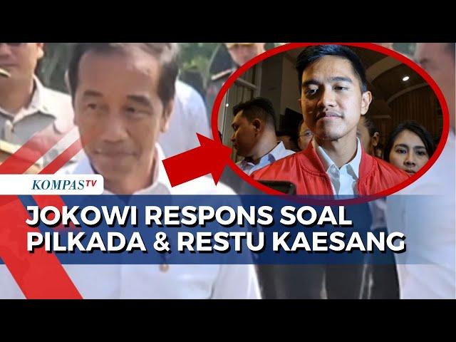 Respons Presiden Jokowi soal Kaesang Digadang-gadang Maju Pilkada Jakarta, Apakah Merestui?