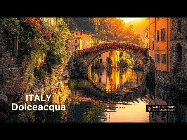 Dolceacqua  Relaxing Walks in Italy - A Beautiful Italian Village Tour - 4k video