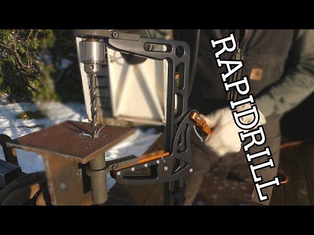 Rapidrill - The Easiest Mobile Drill Press - Test & Review | Iron Wolf Industrial