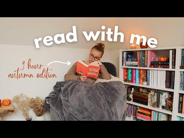 autumnal read with me  (1 hour of reading with cozy music)