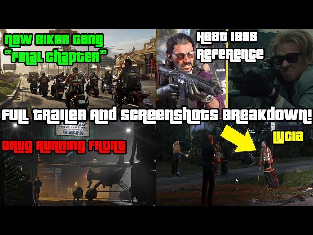 GTA 6 Trailer And All 70 Screenshots Full Breakdown And Info