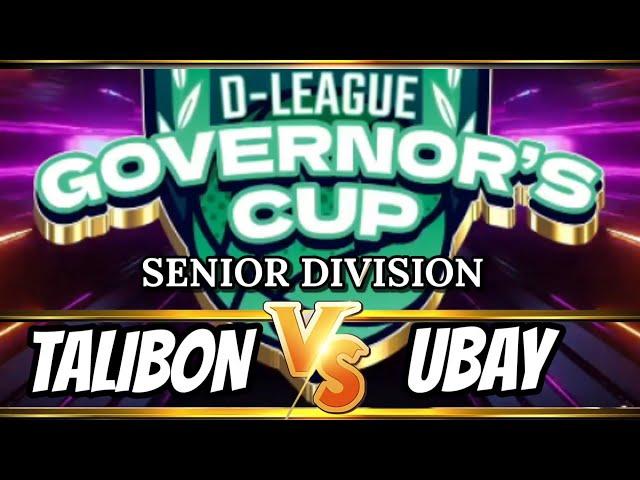 TALIBON vs UBAY | GOVERNOR'S CUP 2023 | SENIOR DIVISION #TALIBON #UBAY