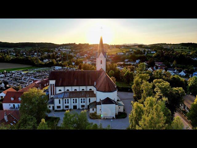 Abendstimmung Kirche Wieselburg