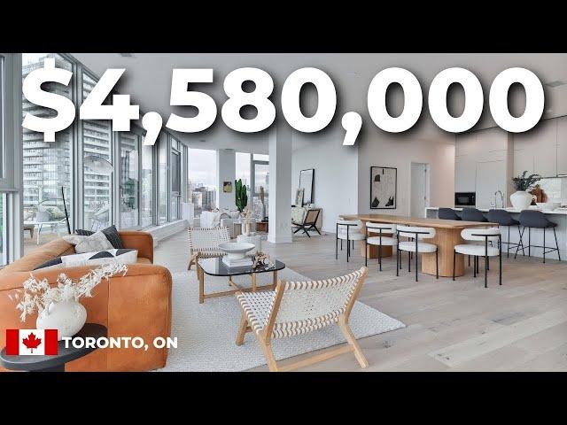 Touring a $4,580,000 Toronto Penthouse With a Private Rooftop Terrace!