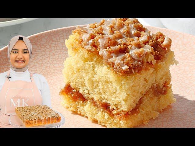 The fluffiest, softest COFFEE CAKE recipe I've ever had (with crunchy streusel topping!)