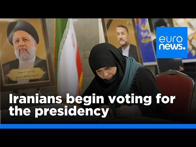 Iranians begin voting to replace president killed in a helicopter crash | euronews 