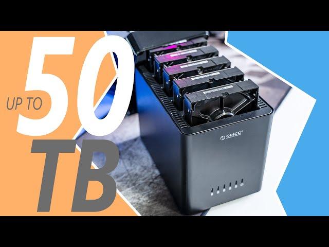 Add 50TB of Storage with the Orico 5-Bay USB 3 External Drive Enclosure