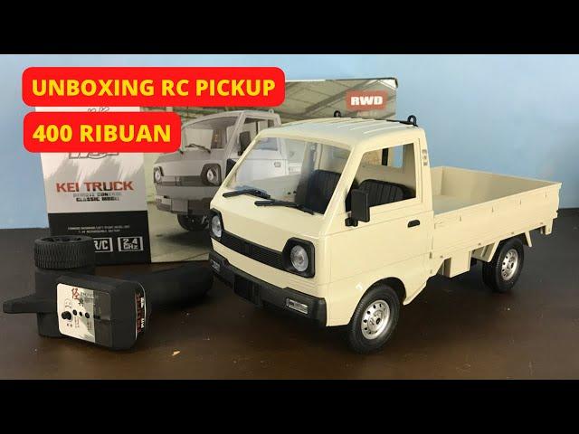 Unboxing WPL D12 RC Pickup 400 Thousands Full Proportional, Can Drift