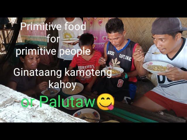 Vlog #5 pagluluto ng primitive food(ginataang kamote or palutaw)(Buhay IslaTv Official)