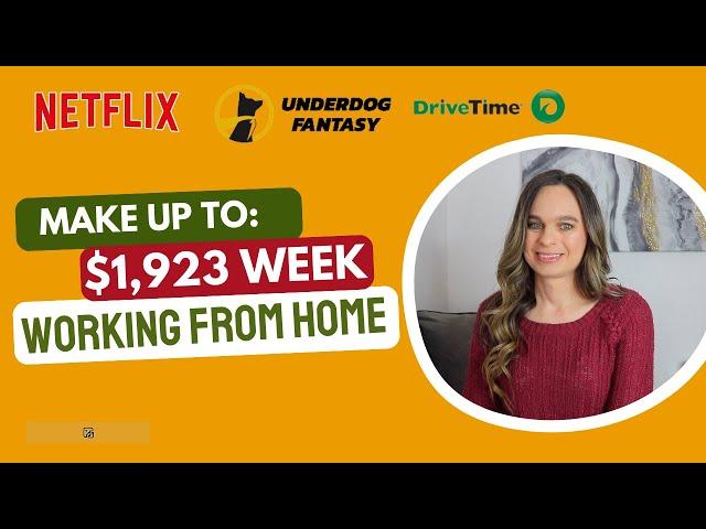 Enter & Track Game Data, Process Payments, NETFLIX + More Work From Home Jobs | $720 - $1,923 Week