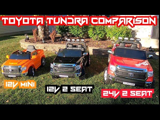 Remote Control Toyota Tundra Ride-On Toy Size Comparison From BIG TOYS DIRECT