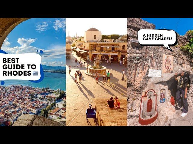 What to EAT, SEE and DO in RHODES, Greece  Exploring Greek Islands!