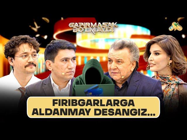 Firibgarlarga aldanmay desangiz... Gapirmasak Bo'lmaydi