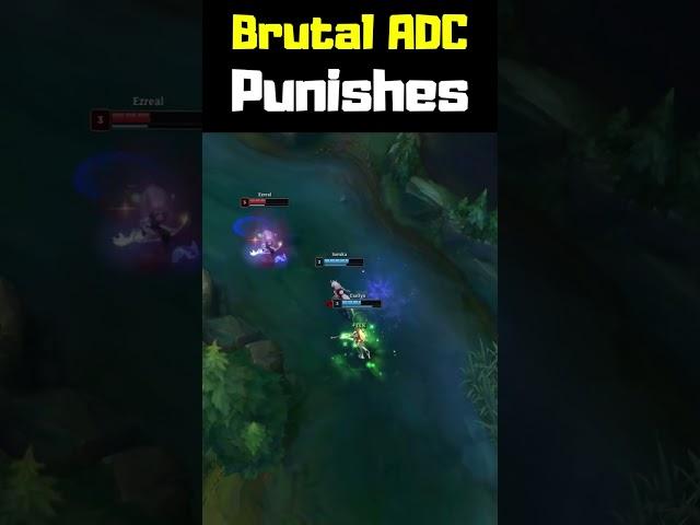 Brutal ADC Punishes - League of Legends #shorts