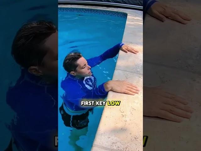 Quick Technique For Deep Water Pool Exits #shorts #adultswim #swimming #pool