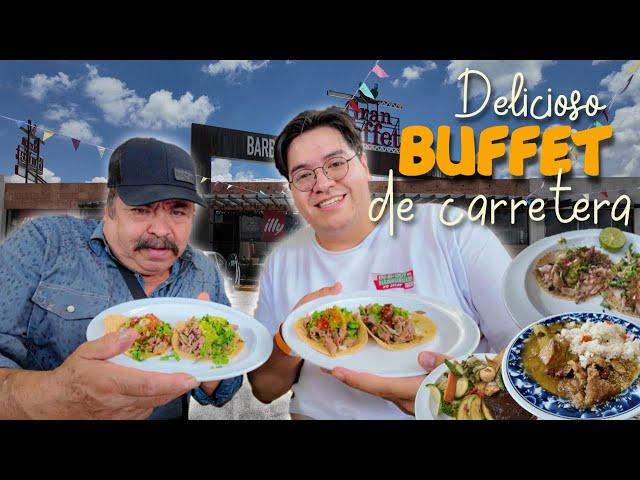 Todas las CARNITAS Y BARBACOA que puedas comer en ESTE BUFFET