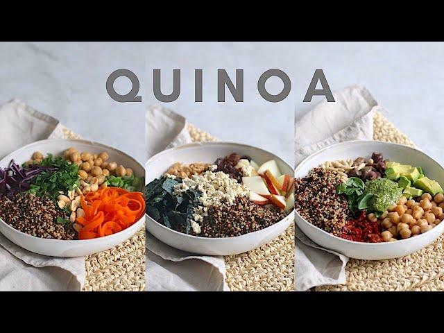 COME CUOCERE LA QUINOA | Preparazione facile + idee SUPER PROTEICHE