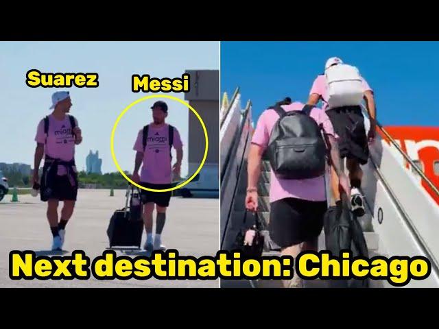 Lionel Messi on his way to Chicago | Chicago awaits Lionel Messi: Will he play or sit out?