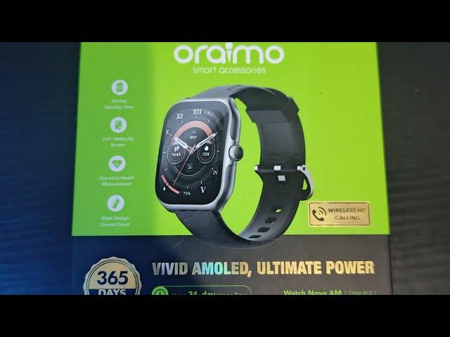 Oraimo Nova Am smart watch Unboxing