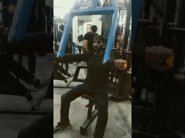 Chest press gym workout short video #mrbabarfitnesslegend