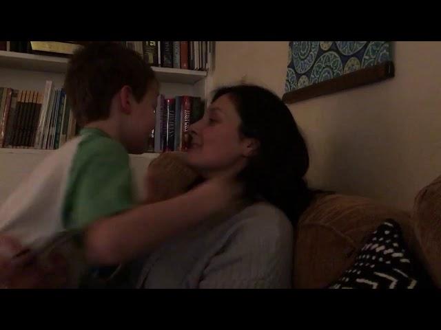 Gus and Mom Promise Kiss