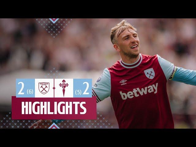 West Ham 2-2 Celta Vigo | Pre-Season Extended Highlights