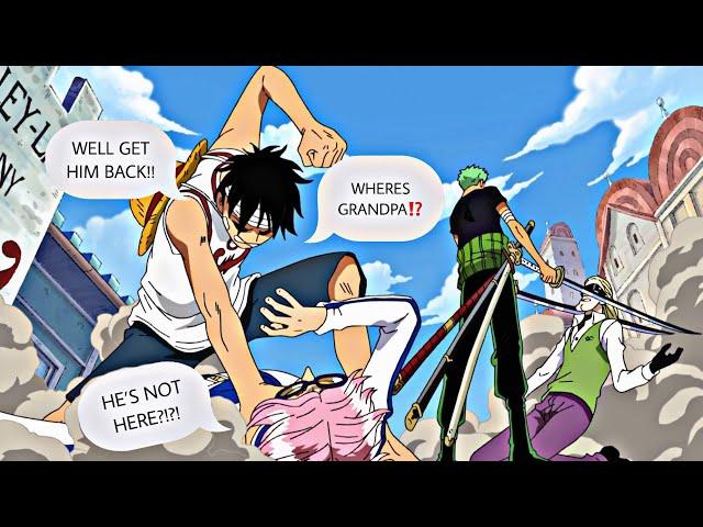 When Luffy hears about Garp!?! | One Piece Skit